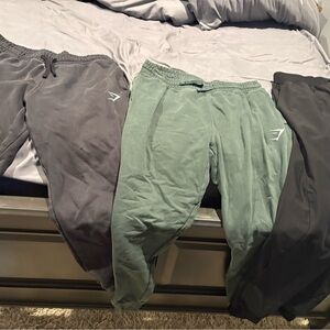 Green and Black Joggers
